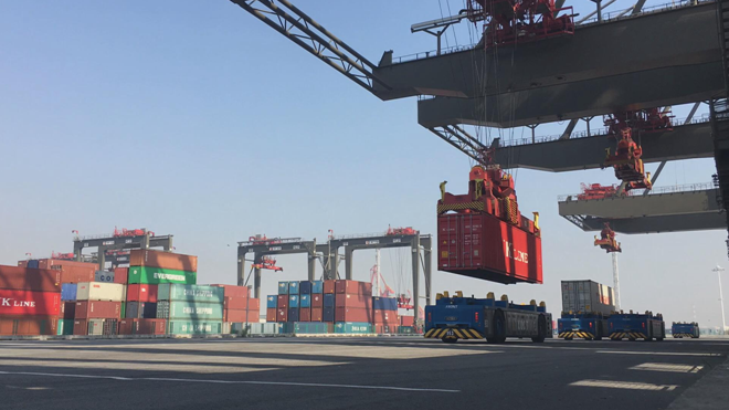 福建省首套智能岸电电源系统在厦门港乐成联船 - 公司新闻 - 希望森兰科技股份有限公司
